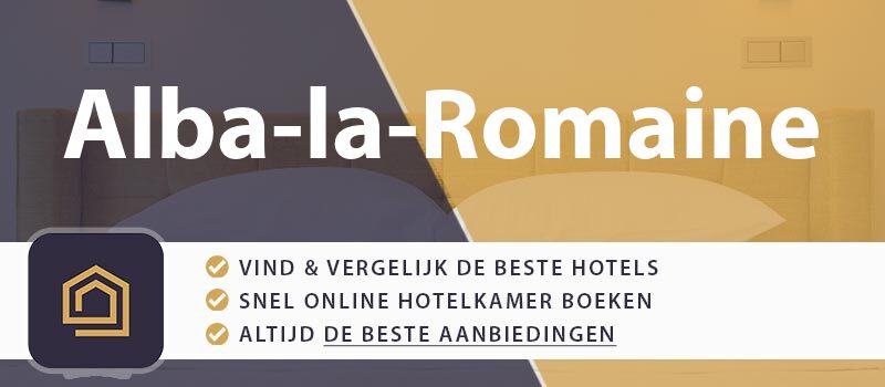 hotel-boeken-alba-la-romaine-frankrijk