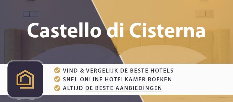 hotel-boeken-castello-di-cisterna-italie