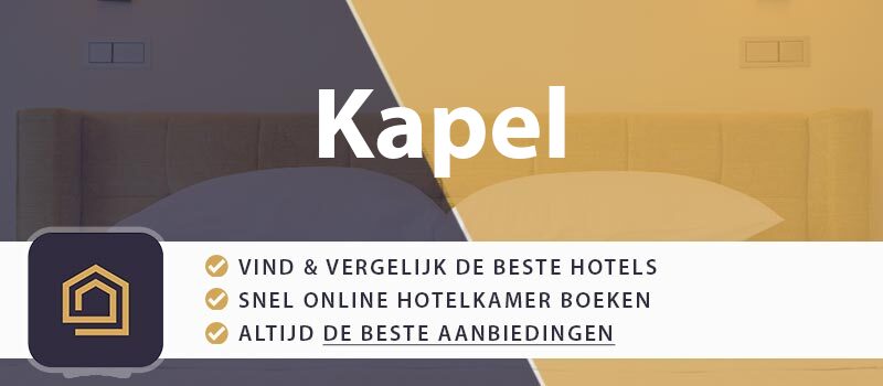 hotel-boeken-kapel-nederland