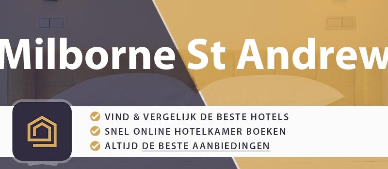 hotel-boeken-milborne-st-andrew-groot-brittannie