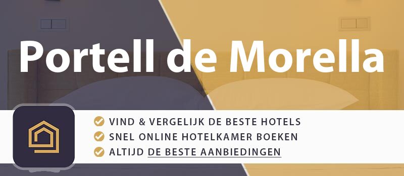 hotel-boeken-portell-de-morella-spanje
