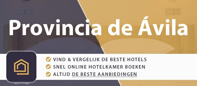 hotel-boeken-provincia-de-avila-spanje