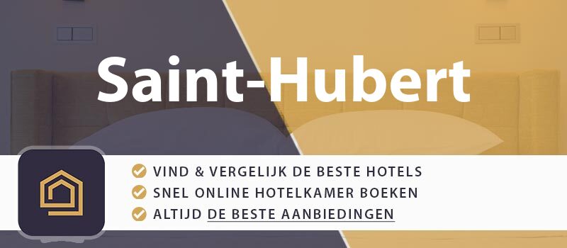 hotel-boeken-saint-hubert-belgie