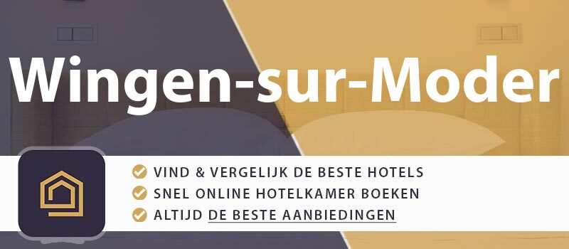 hotel-boeken-wingen-sur-moder-frankrijk